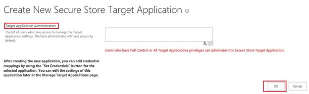Application Admin Details in share point